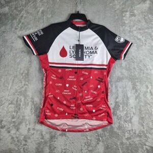 Primal Cycling Jersey 2XL White Red Team Training 2022 Leukemia Lymphoma Society